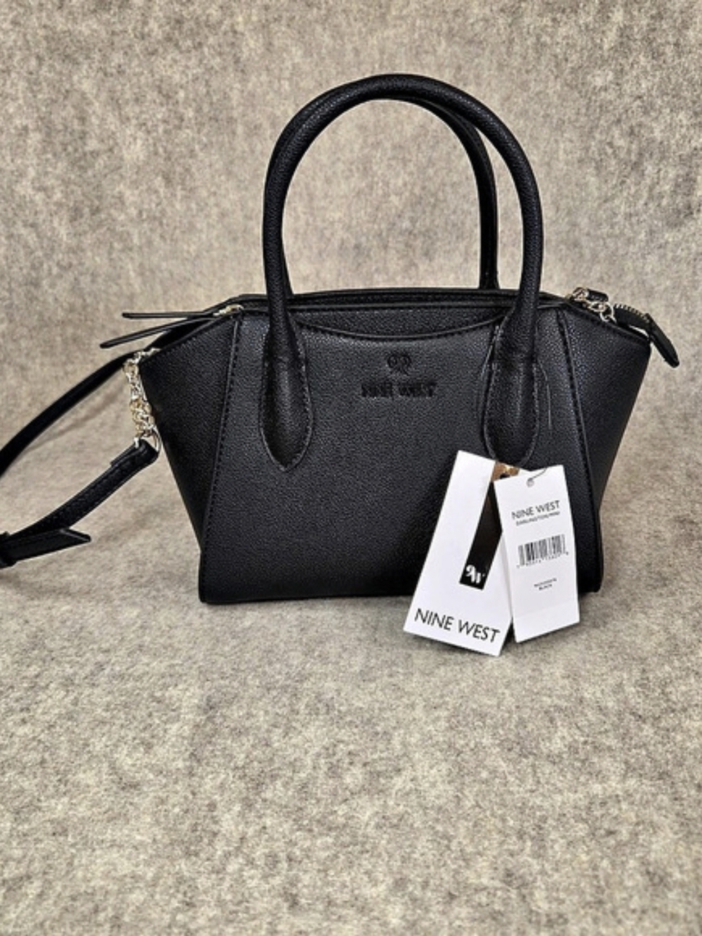 Nine West Black Satchel NWT